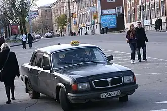 Ein weiterer GAZ-3110 als Taxi