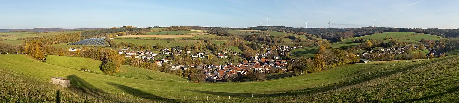 Panoramablick über Pfaffenhausen