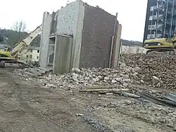 Fast vollendeter Abriss