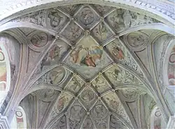 Deckenmalerei im Chor, Marienkrönung