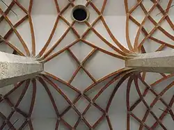 Netzgewölbe in der Pfarrkirche St. Oswald-Möderbrugg, Steiermark