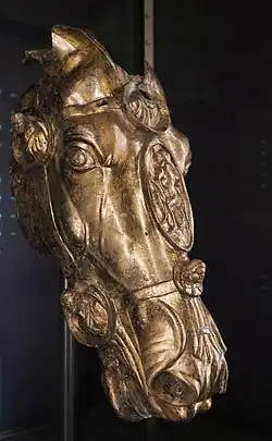 Der Pferdekopf von Waldgirmes nach der Restaurierung (2018)