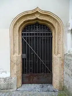 Pfarrkirche St. Oswald bei Plankenwarth, Steiermark, Kielbogen