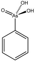 Strukturformel von Phenylarsonsäure