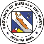 Offizielles Siegel der Provinz Surigao del norte