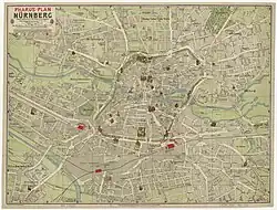 Altstadt und Stadterweiterungen, 1903