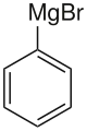Strukturformel von Phenylmagnesiumbromid