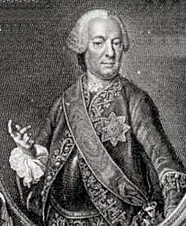 Der erste Graf, Philipp Andreas von Ellrodt (* 1707; † 1767)