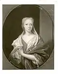 Cornelia Boddaert († 1747), Ehefrau von Samuel Radermacher, 1735