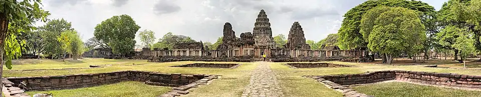 Zentralheiligtum im Geschichtspark Phimai