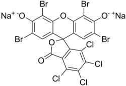 Ältere Strukturformel von Phloxin