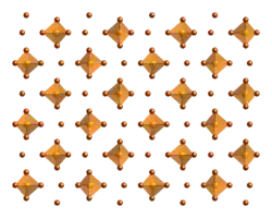 Kristallstruktur von Phosphorpentabromid