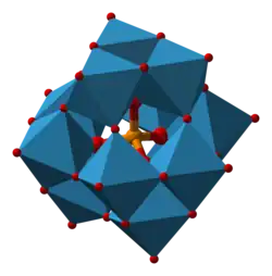 Struktur von Wolframatophosphorsäure