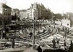 Gründerzeitbebauung am Plärrer, 1910