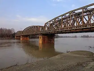 Eisenbahnbrücke Piacenza