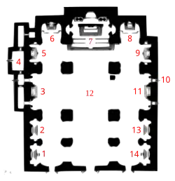 Plan von Gesù Nuovo