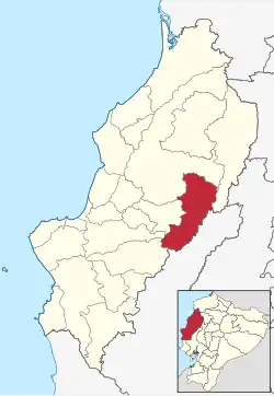 Der Kanton Pichincha in der Provinz Manabí