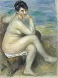 Pierre-Auguste Renoir: Nadende, 1882, Privatsammlung