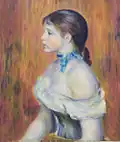 Pierre-Auguste Renoir: Mädchen mit blauen Band, 1888