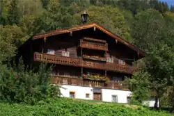 Einhof mit dem umlaufenden Gangl (Tiroler-/Pinzgauerhof)