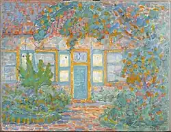 Kleines Haus in der Sonne (1909) von Piet Mondrian