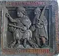 Utrecht, St. Peter, Relief aus 4 Teilen