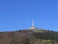 Fernsehturm auf dem Gipfel des Crêt de l’Oeillon