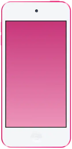 Ein pinker iPod touch der 6. Generation.