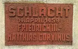 Bildstock auf dem Lampelfeld zwischen Pinkafeld und Riedlingsdorf mit Inschrift