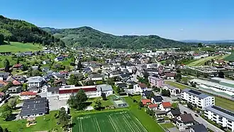 Ostsüdostansicht von Pinsdorf