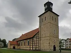 Die einst evangelische, jetzt katholische Pfarrkirche in Pisz (Johannisburg)