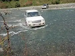 Flussüberquerungen ohne Brücke sind oft notwendig