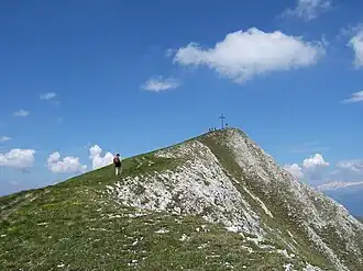 Gipfel des Piz da Peres von Osten