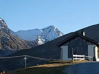 Piz Cagniel, aufgenommen von Radons