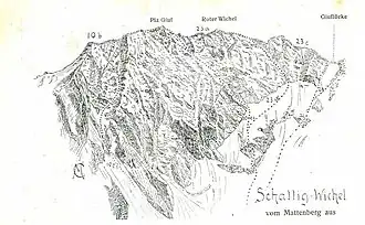 Der Piz Giuv in einem Urner Führer 1905
