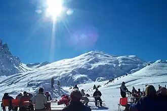 Piz Mez, aufgenommen von Radons