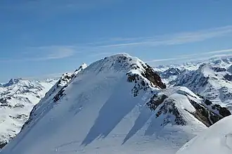 Sicht auf den Piz Picuogl.