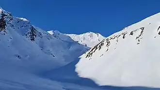 Piz Piot, aufgenommen von Juferalpa