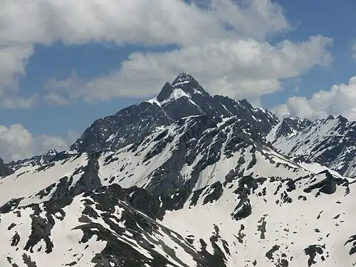 Blick zum Piz Platta.