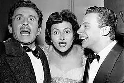 Nilla Pizzi, Domenico Modugno und Johnny Dorelli beim Sanremo-Festival 1958