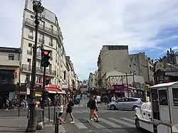 Place Blanche & Rue Lepic, Paris.