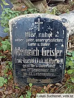 Soldatengrab, Einsiedel, Heinrich Geisler