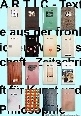 Alle Umschläge der Zeitschrift ARTIC von 1993 bis 2018