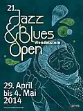 Plakatmotiv der Jazz & Blues Open 2014