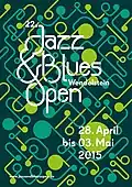 Plakatmotiv der Jazz & Blues Open 2015
