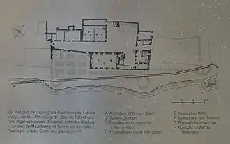 Plan des Schlosses Philippsburg