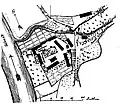 Plan des Gutes Forst um 1760