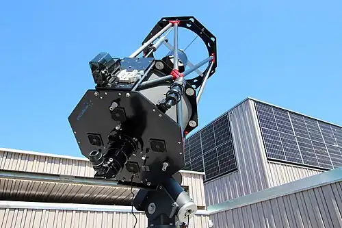 508&nbsp;mm F/8 Ritchey-Chrétien-Cassegrain-Teleskop in Gitterrohr-Bauweise