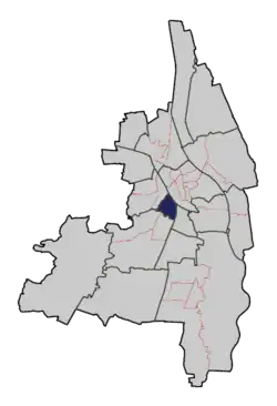Lage des Planungsraums Antonsviertel in Augsburg
