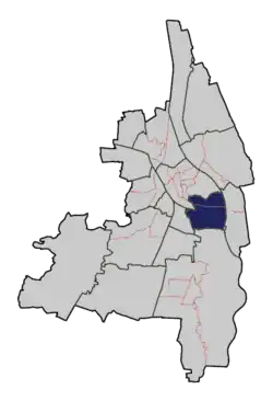 Lage des Planungsraums Spickel-Herrenbach in Augsburg